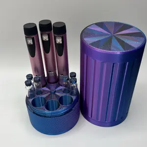 Injection Pen + Cartridge Case – Holds 6 Pens & 6 Cartridges *CASE ONLY*