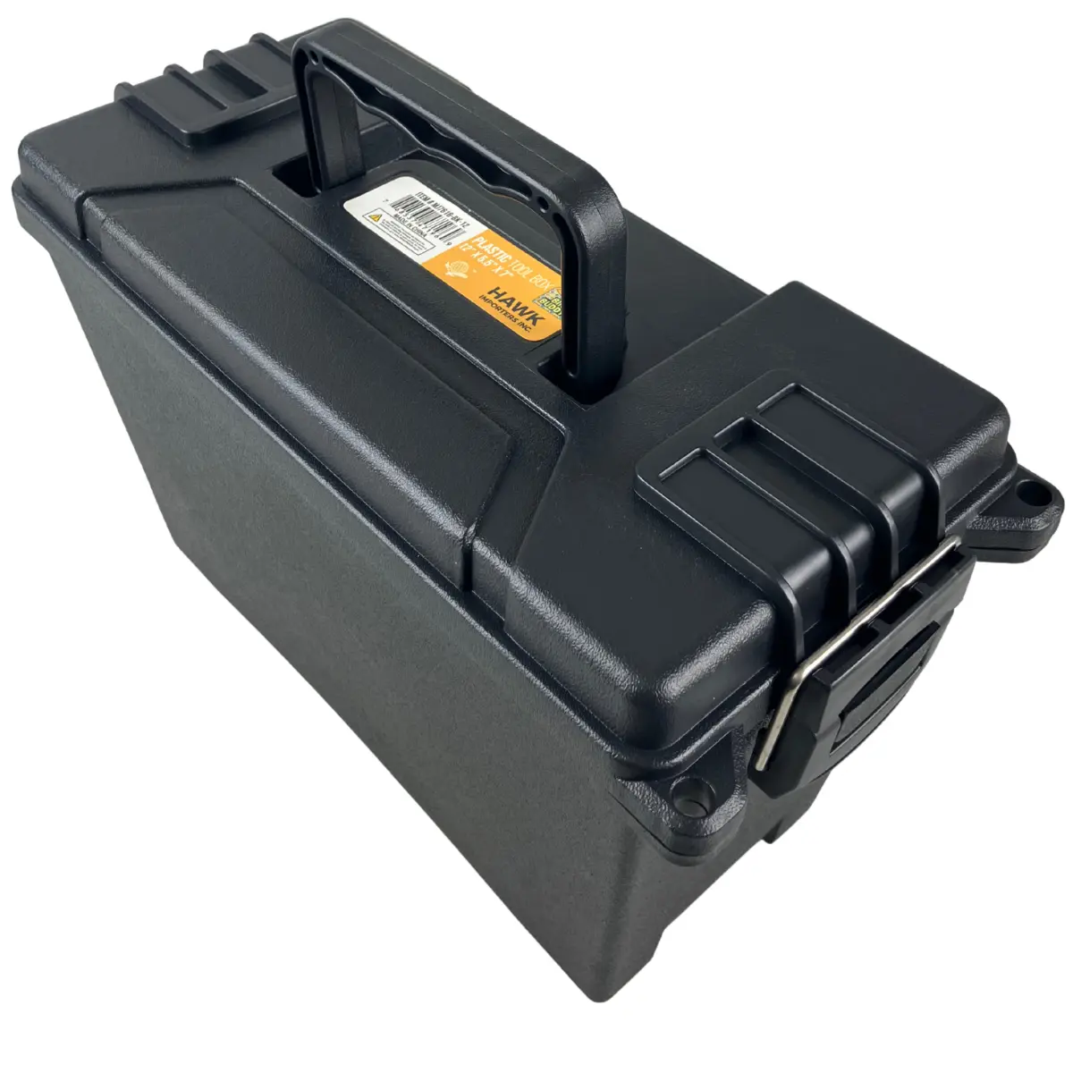 Heavy-Duty Plastic Tool Box | 11" Long Storage Bin with Secure Latch, Carry Handle & Durable Build – Deep Organizer for Tools, Hardware & Accessories – Ideal for Home, Garage, Jobsite