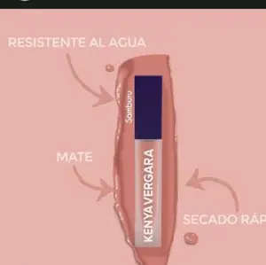 Kenya Vergara Samburu  Resistente al Agua Mate Secado Rápido Color Samburu  Makeup Matte Cosmetic