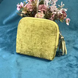 Women Jewelry Travel Bag Organizer, Travel Organization Pouch, Portable Storage Pouch with 5 Compartments, Velvet Lining Zipper Closure, Ideal Gift for Women & Men, Travel Accessories, Zipper Pouches