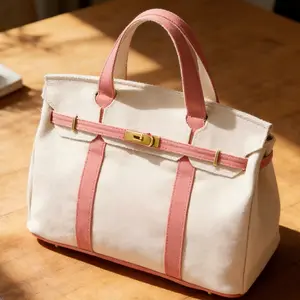 2026 Women Canvas Large Capacity Lightweight Tote Bag, Trendy Crossbody Shoulder Purse for Work, Travel & Daily Outfit