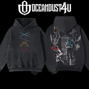 OceanDust4U TMNT Hoodie 100% Premium Cotton Oversized Fit Pre-Washed Unisex Classic Top American Made Menswear 230gsm