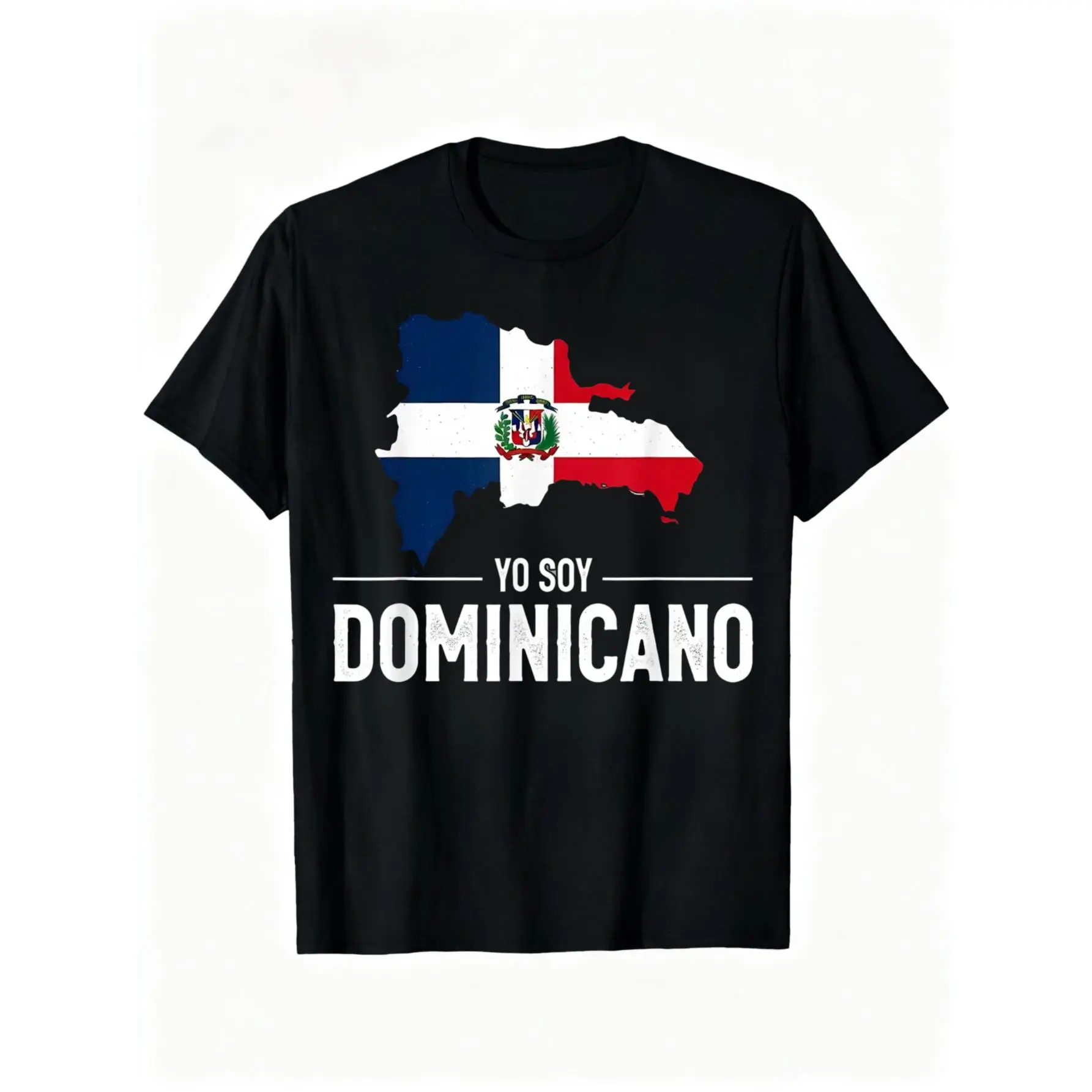 100% Cotton Yo Soy Dominicano Dominican Republic Flag T-Shirt