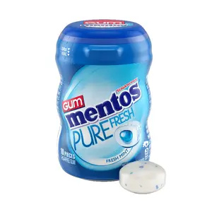 2x Mentos Pure Fresh Gum Fresh Mint Pocket Pack Candy Chewing Snack Breath 10ct