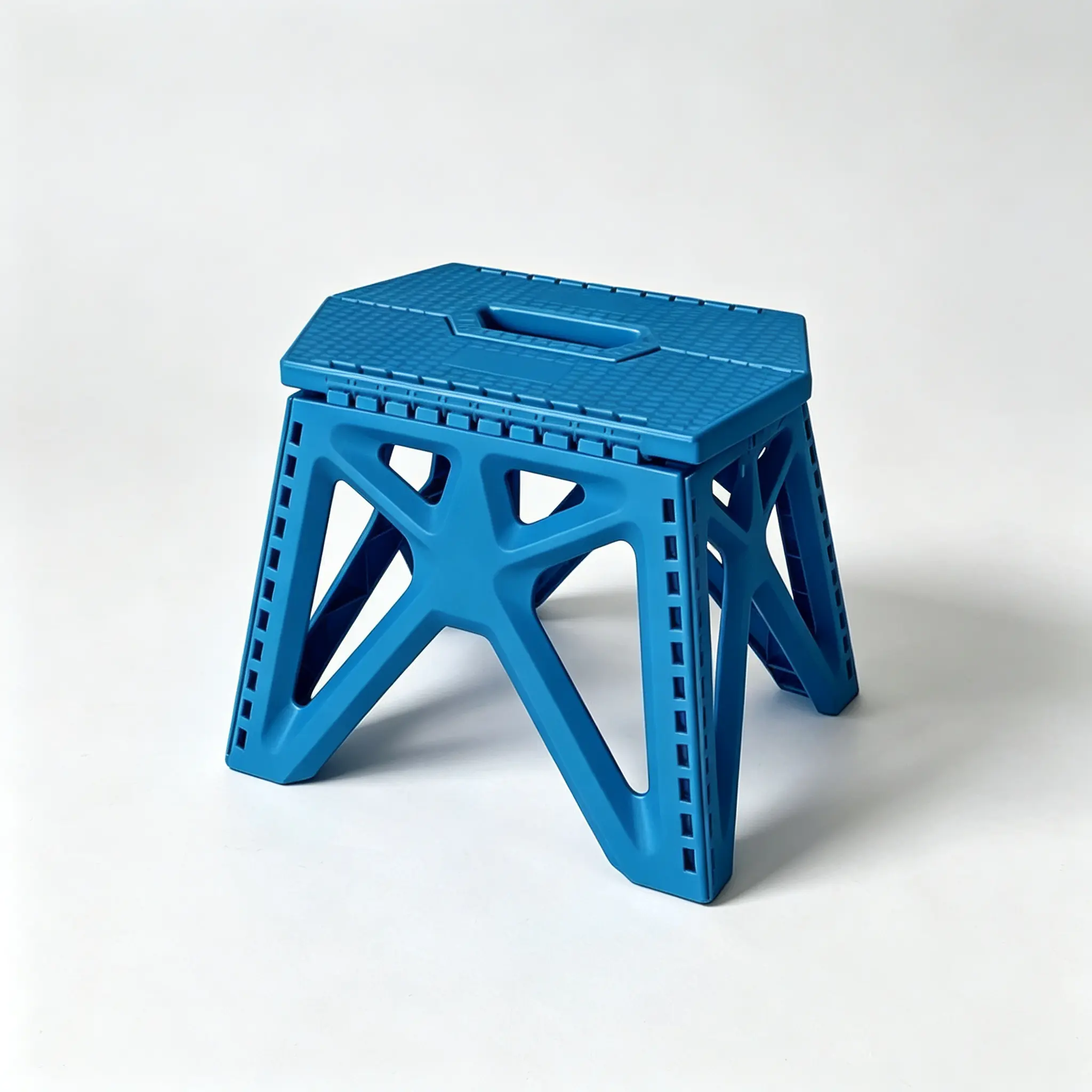 Folding Step Stool , Sturdy Foldable Foot Stool with Non-Slip Textured Surface & Built-in Carry Handle, Lightweight Portable Space Saving Stool for Kids Bathroom Kitchen Bedroom Indoor Outdoor Home Use,