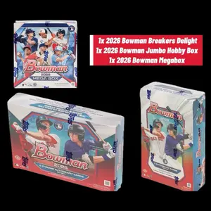 Topps MLB PYT Break #31 - 2026 Bowman Breakers Delight, 2026 Bowman Jumbo Hobby Box & 2026 Bowman Mega Box