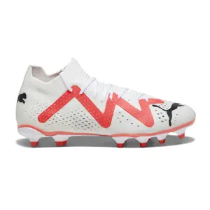 PUMA Womens Future Match Firm GroundArtificial Ground Soccer Cleats Cleated, Firm Ground - White