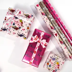 Father's Day/Mother's Day Gift Wrapping Paper | Birthday Wedding Holiday Gift Packing Decor Ribbon not included