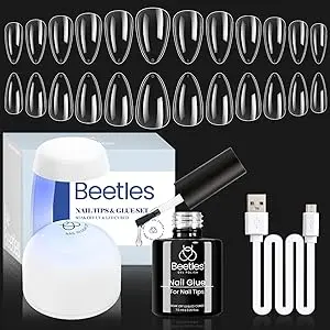 500PCS Short Almond  (clear kit)