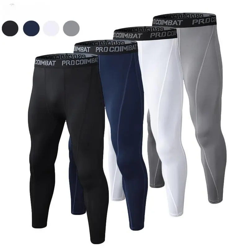 Men's sports quick drying clothes are suitable for daily gym training, tight pants, high elasticity compression pants, summer basketball running leggings