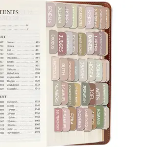 Bible Index Tab Set, 75 Tabs for Journaling & Organizing, Durable Tabbed Design for Easy Access, Perfect for Women & Book Lovers, Sticky Labels, Book Reading Stickers