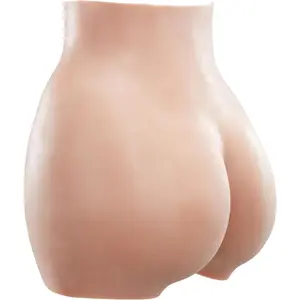 Spring new arrivals Silicone Butts, 100% Silicone Hip Enhancer Shapewear Panty, Fake Buttock Enhancers Pants for Crossdresser, Transgender, Cosplay, Drag Queen (Brown)