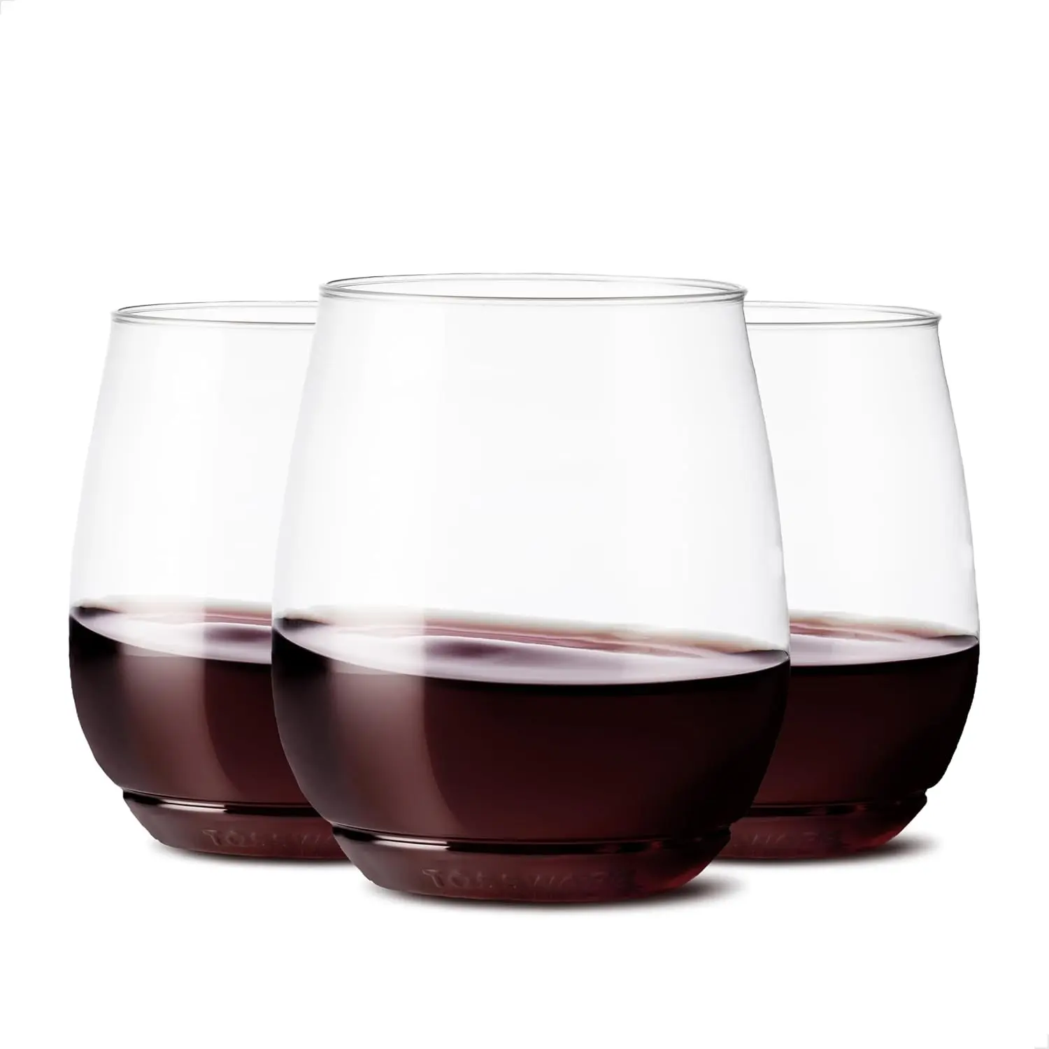 TOSSWARE POP 14oz Vino SET OF 12, Recyclable, Unbreakable & Crystal Clear Plastic Wine Glasses, 12 Count (Pack of 1) Gift