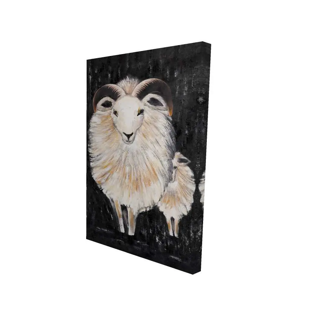 212 MAIN 24x36 in. High-Def 2 Bushy Ram Animal Wall Photo Print - Back to Nature Wall Art, Natural Farmhouse Bedroom Decor, Decor Accessories, Ideal Gift for Enthusiasts, Home Supplies Artwork, Back To Nature Wall Arts, Kitchen