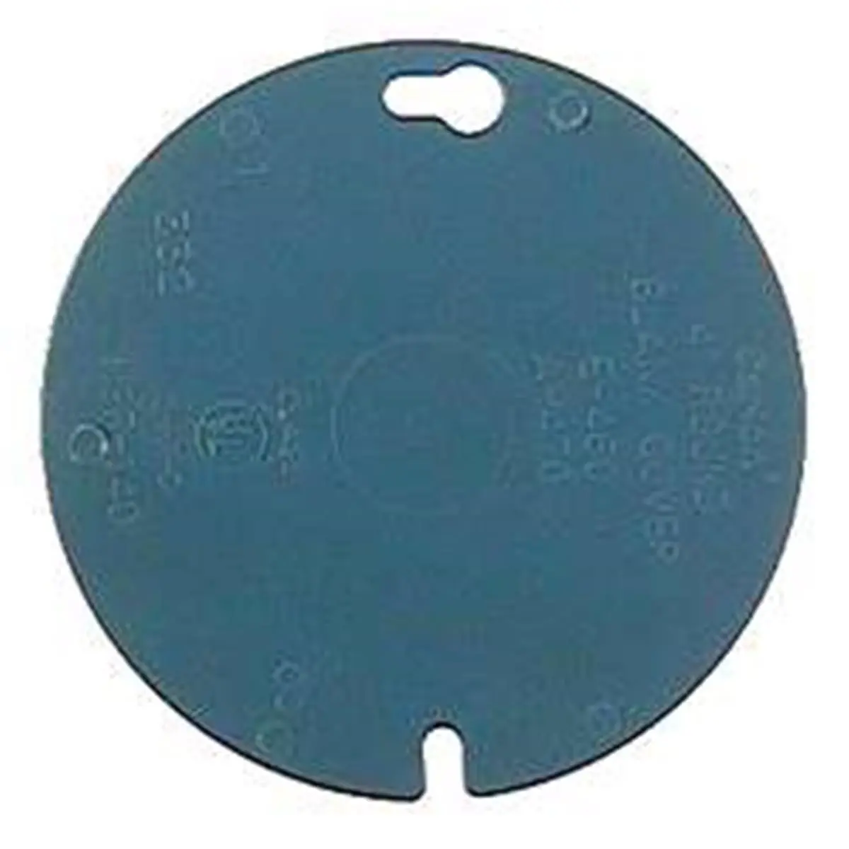 212 MAIN Thomas & Betts Lamson 4-in Plastic Round Blank Electrical Box Cover, Non-Conductive Non-Metallic Home Improvement Socket Accessory, Blank Cover