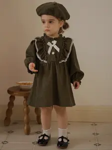 Baby Girl Spring and Autumn Dress, Baby Girl Dress, Baby Girl Skirt, Casual Dress, Casual Elegant Fashion Princess Dress, Suitable for Party and Festival Dressing, Baby Girl Clothes