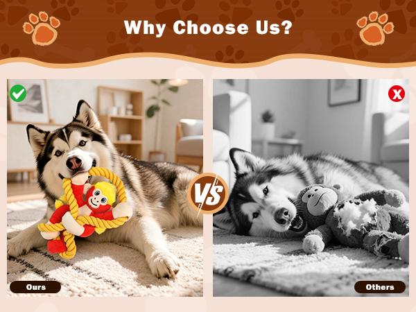 Pull-String Monkey, an Interactive Barking Dog Toy Featuring a Pull Cord, Designed for Tugging by Large Dogs, a Plush Chew Toy for Puppies, Promotes Dental Health, And Is Appropriate for Small, Medium, And Large Dogs