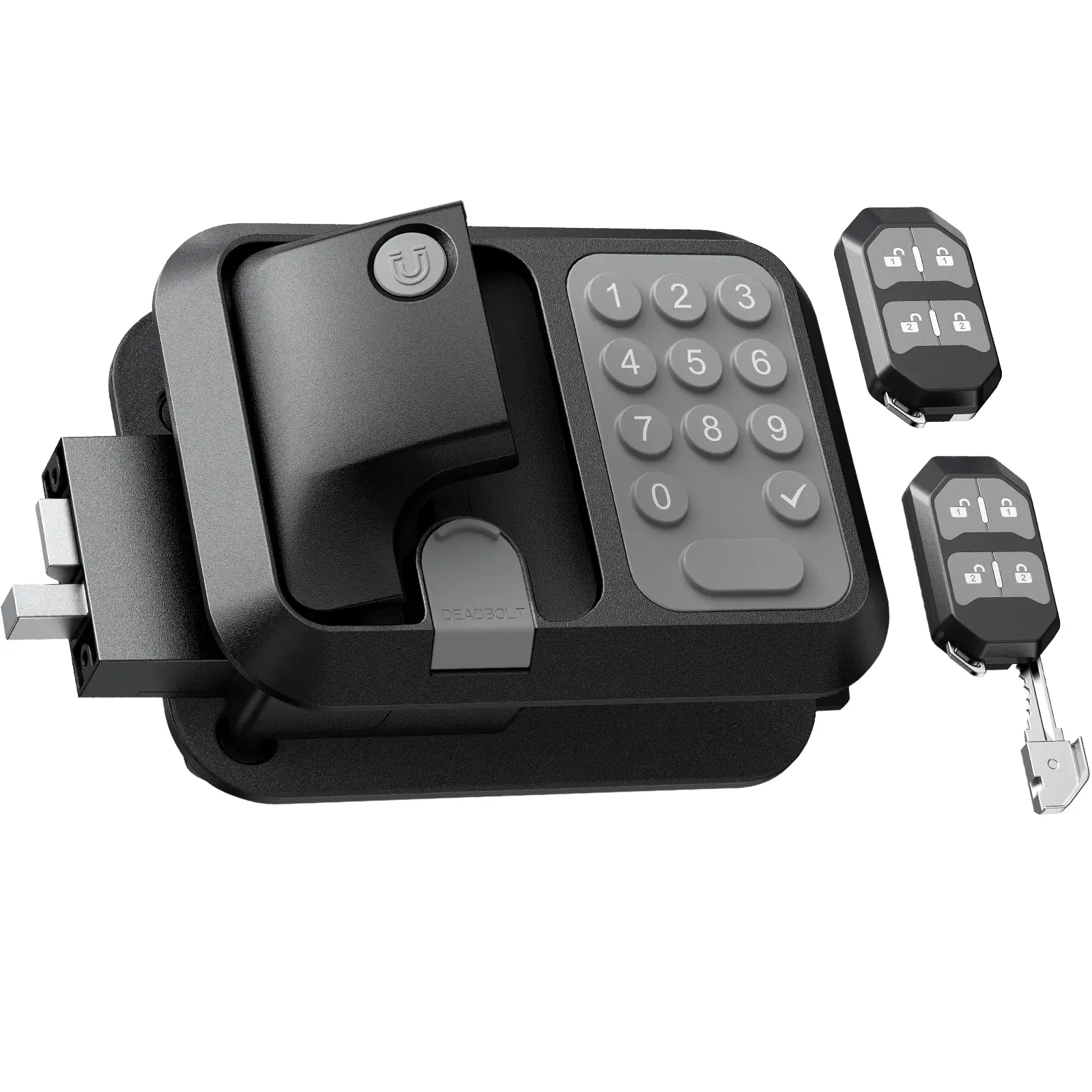 Pro model-RV Door Lock Replacement with 10-Digit Keypad Dual-Door Remote Control & Backup Key Durable Waterproof Design for Secure Travel