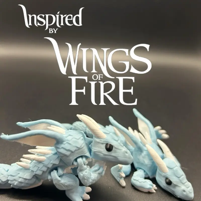 Inspired by Wings of fire articulated ice wing (egg not included!!