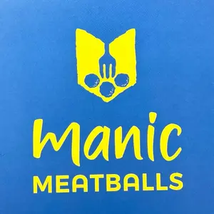 Manic Meatballs Branded Sticker (4”x4”)