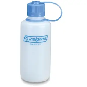 Nalgene  1 Pint High Density Polyethylene Natural Mouth Loop Top Bottle