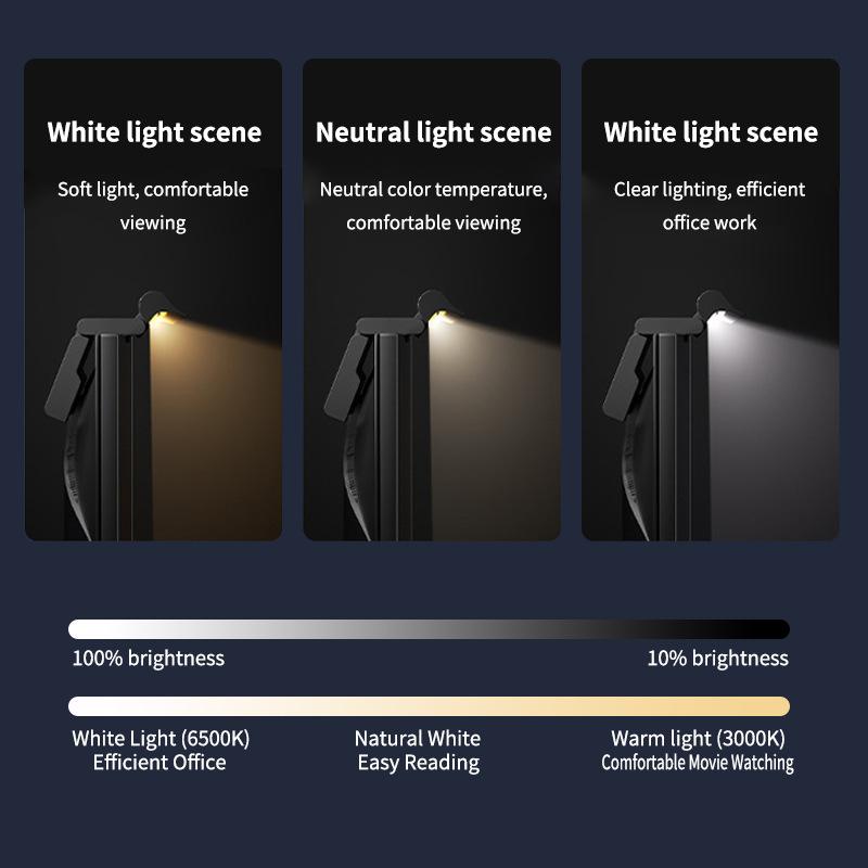Computer Monitor Light, Screen Monitor Light Bar for Eye Caring, USB Reading LED Task Lamp with Touch Control & Stepless Dimming, 3 Color Modes No Glare Space Saving for Home Office Desk  There are also RGB40cm optional  Rgb Lighting Led Ambient Lighting