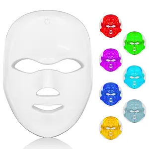 LED Colorful Beauty Mask, Photon Rejuvenation Facial Mask, Rechargeable Spectrometer, Gift for Loved Ones, Facial Beauty Mask, Led Face Mask