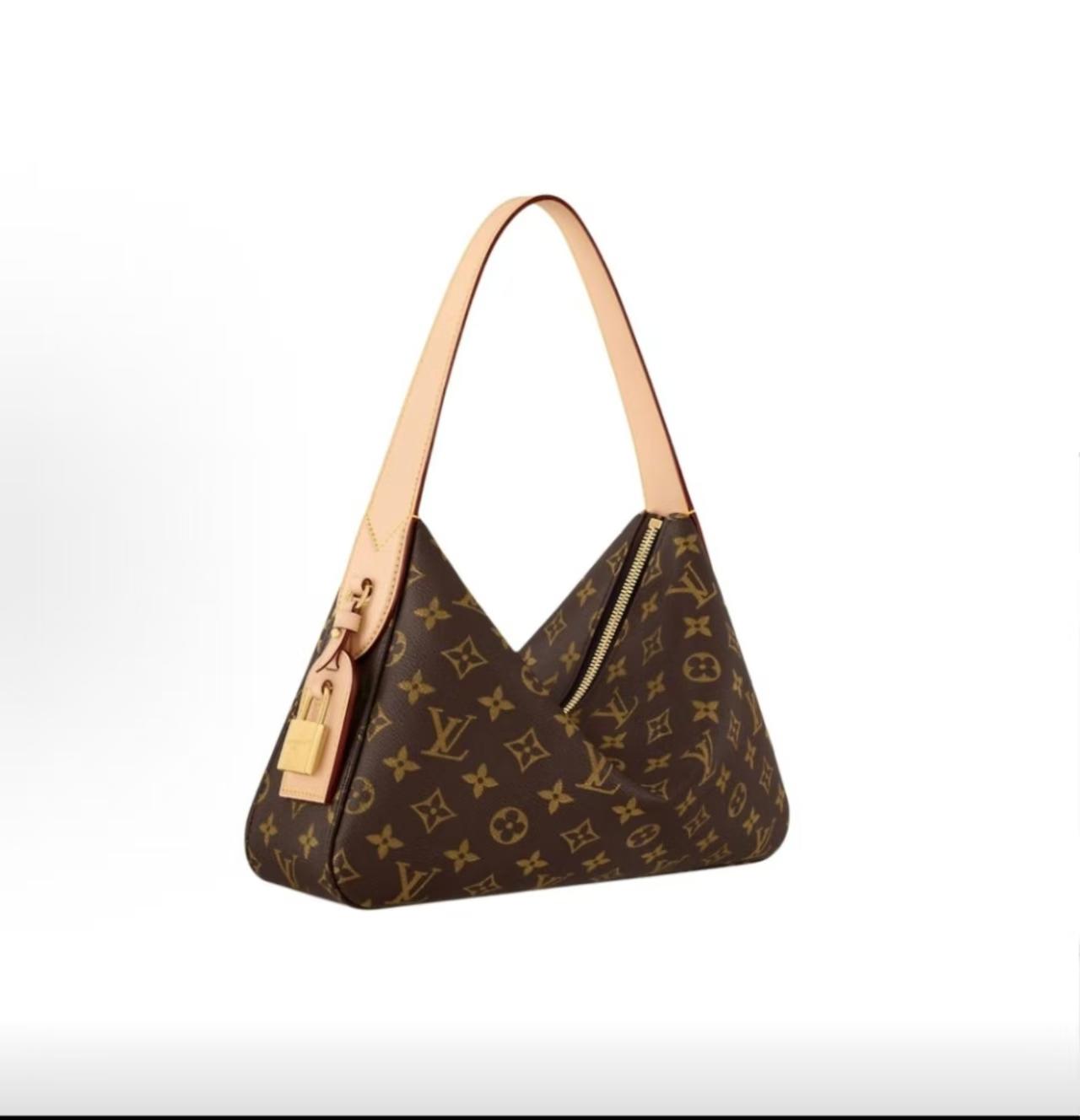 Pre-owned Louis Vuitton Slouchy PM Bag Monogram Canvas