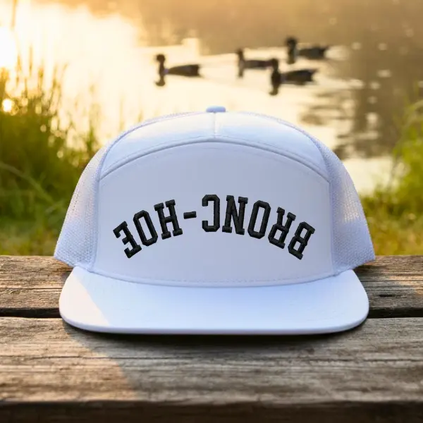 Bronc-Hoe Upside Down Embroidered Hat | Funny Ford Bronco Hat | Bronco Owner Gift | Off-Road Cap