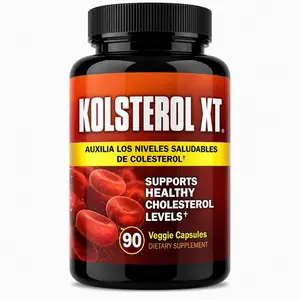 KOLSTEROL XT Cholesterol Support Supplement – Heart Health Formula with Red Yeast Rice, CoQ10 & Bergamot – 90 Veggie Capsules