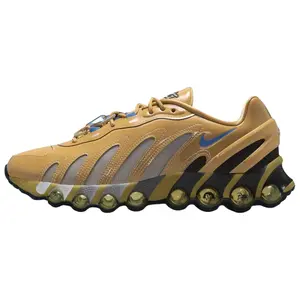 Nike Air Max DN8 'Club Gold' x Patta Men's Round Toe Laces All Seasons Premium Lifestyle Sneaker with Bold Club Gold Accents