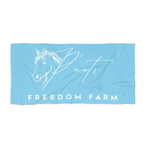 P'Nuts Freedom Farm Horse Beach Towel