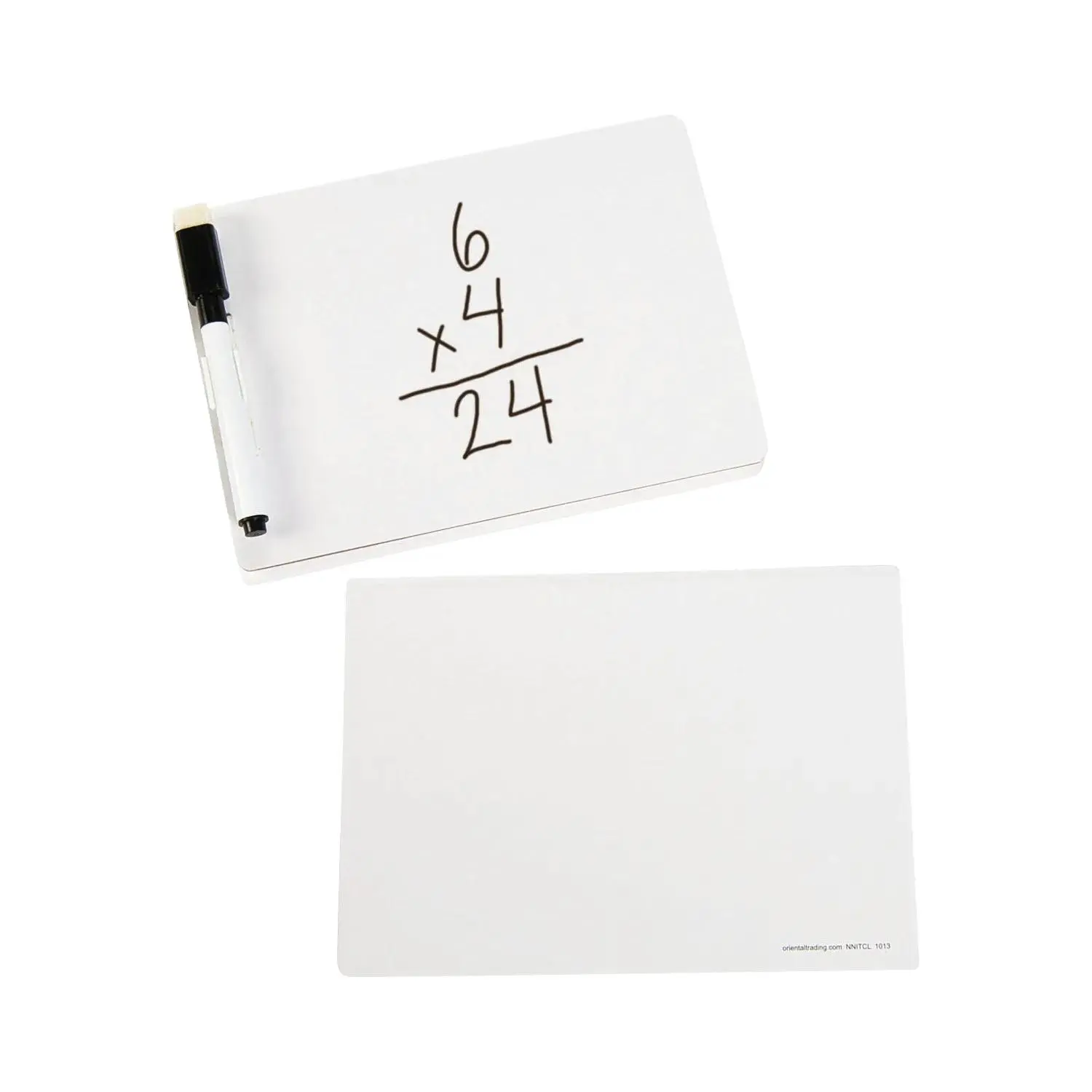 5" x 7" Mini Cardboard Dry Erase Boards with Black Marker - 12 Pc.