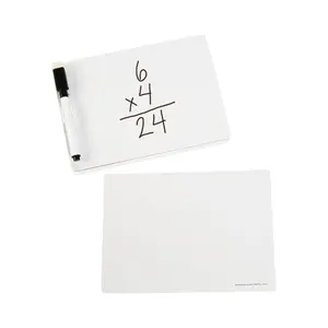 5" x 7" Mini Cardboard Dry Erase Boards with Black Marker - 12 Pc.