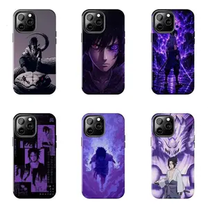 Sasuke Uchiha Naruto Anime Case for iPhone 17-7 Pro Max Plus & Samsung Galaxy S26-S21 Ultra Plus - Sharingan Rinnegan Susanoo Chidori Manga Aesthetic Phone Cover unisex