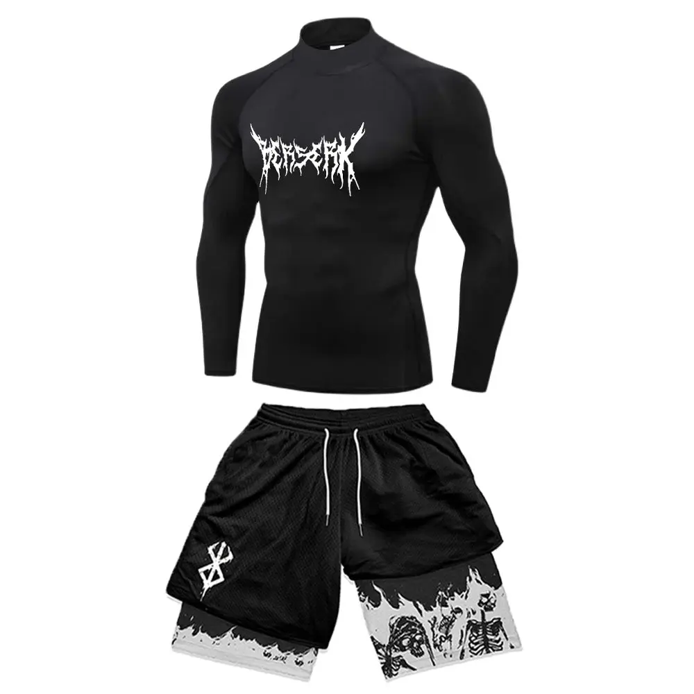 GUTS BRAND TURTLE NECK LONG RASH BUNDLE FIT