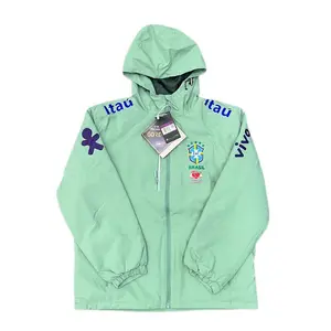 High-quality football jersey design — quick-drying, breathable, stretchy, warm winter outerwear/jacket; casual windproof coat