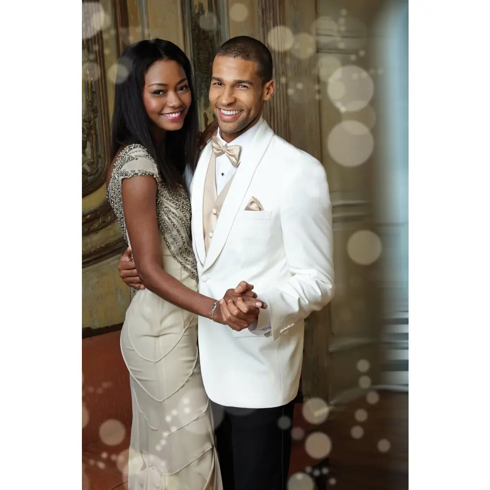 "Maxwell" Ivory Dinner Jacket Shawl (Separates)