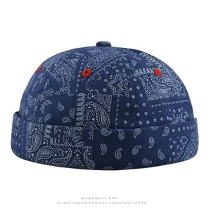 New Arrival! Stylish Printed Landowner Hat |   Unisex Retro Kalamkari Cave Pi Stamp |   Spring-Autumn Unique Chinese-Chic Trendy Headwear