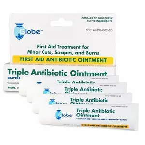 First Aid Triple Antibiotic Ointment 1oz - - 4 Tubes  (Total 4 oz received)