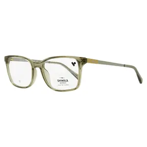 Shinola Flexon Rectangular Eyeglasses SH37003 278 Crystal Fog 53mm Shinola Flexon Rectangular Eyeglasses SH37003 278 Crystal Fog 53mm
