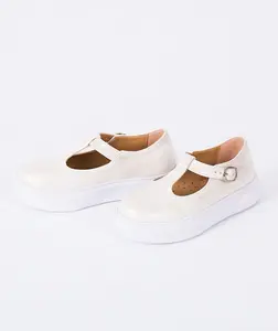 Comfortable Creme Kids Shoes