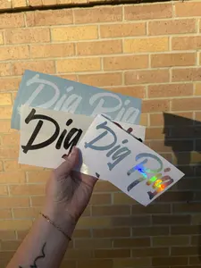 Dig Rig Decal for Car or Trucks