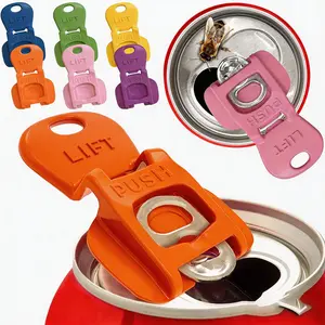  Complete Cover Easy Tab Opener New and Improved 6PK Beverage Barricade 2.0. Drink Can Protector Cap for Soda, Beer, Coke Shields From Bugs, Bees, Dust at the Party, BBQ, Beach Lid
