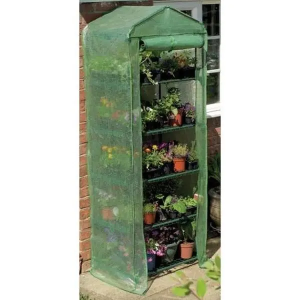 212 MAIN 5-Tier Heavy-Duty Greenhouse, Gardman Usa R700 Grow Tent System for Home Improvement & Garden Seed Starting, Compact