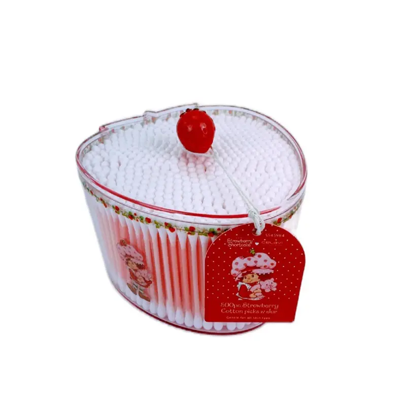 Celavi Strawberry 500pc Cotton Picks Celavi Strawberry 500pc Cotton Picks