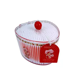 Celavi Strawberry 500pc Cotton Picks