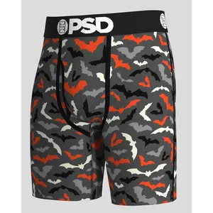 PSD Men's Bat Time Boxer Brief - Standard Length 7 Inch Inseam, Soft and Breathable Premium Modal Fabric