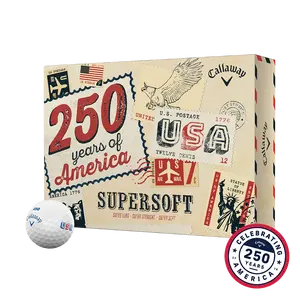 Callaway Golf Supersoft USA 250 Golf Balls in White