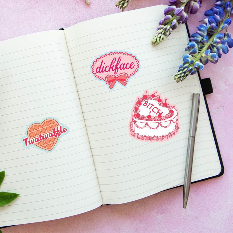 Swears Sticker Extra Large Stickers for Adults Funny Adhesives with Memes Funny Stickers with Colorful Graphic Decals Funny offensive  Multi